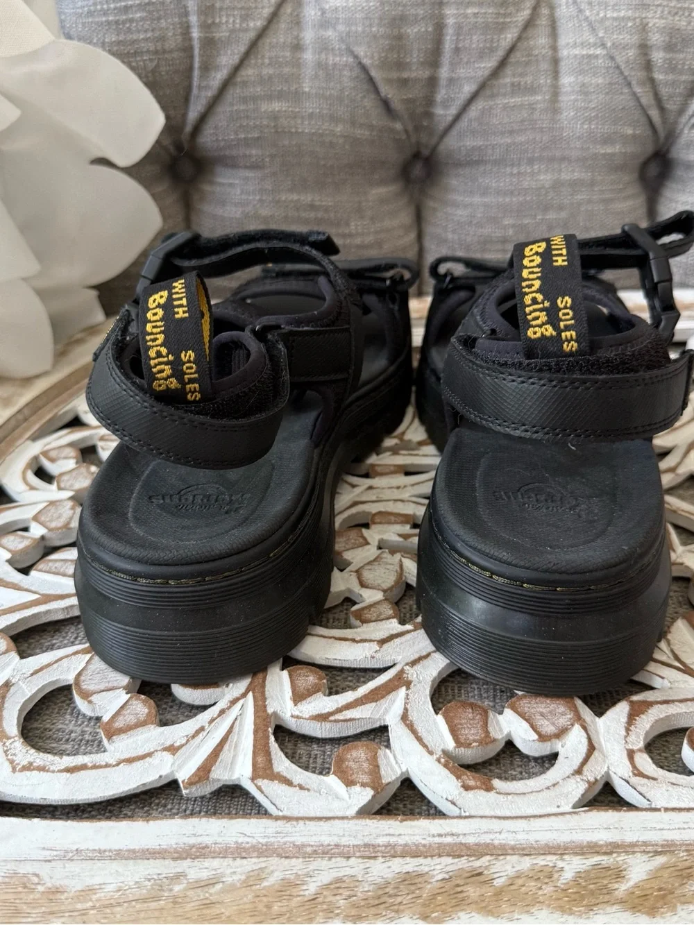 Dr. Martens Forster Black Chunky Strap Sandals Men’s 10 Women’s 11